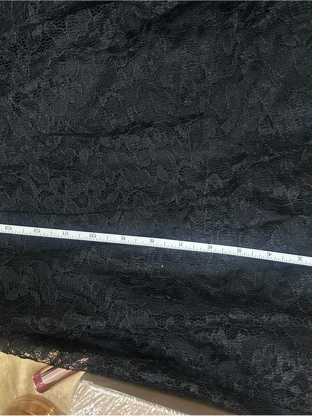 Express Black Lace Circle Skirt size junior 12.